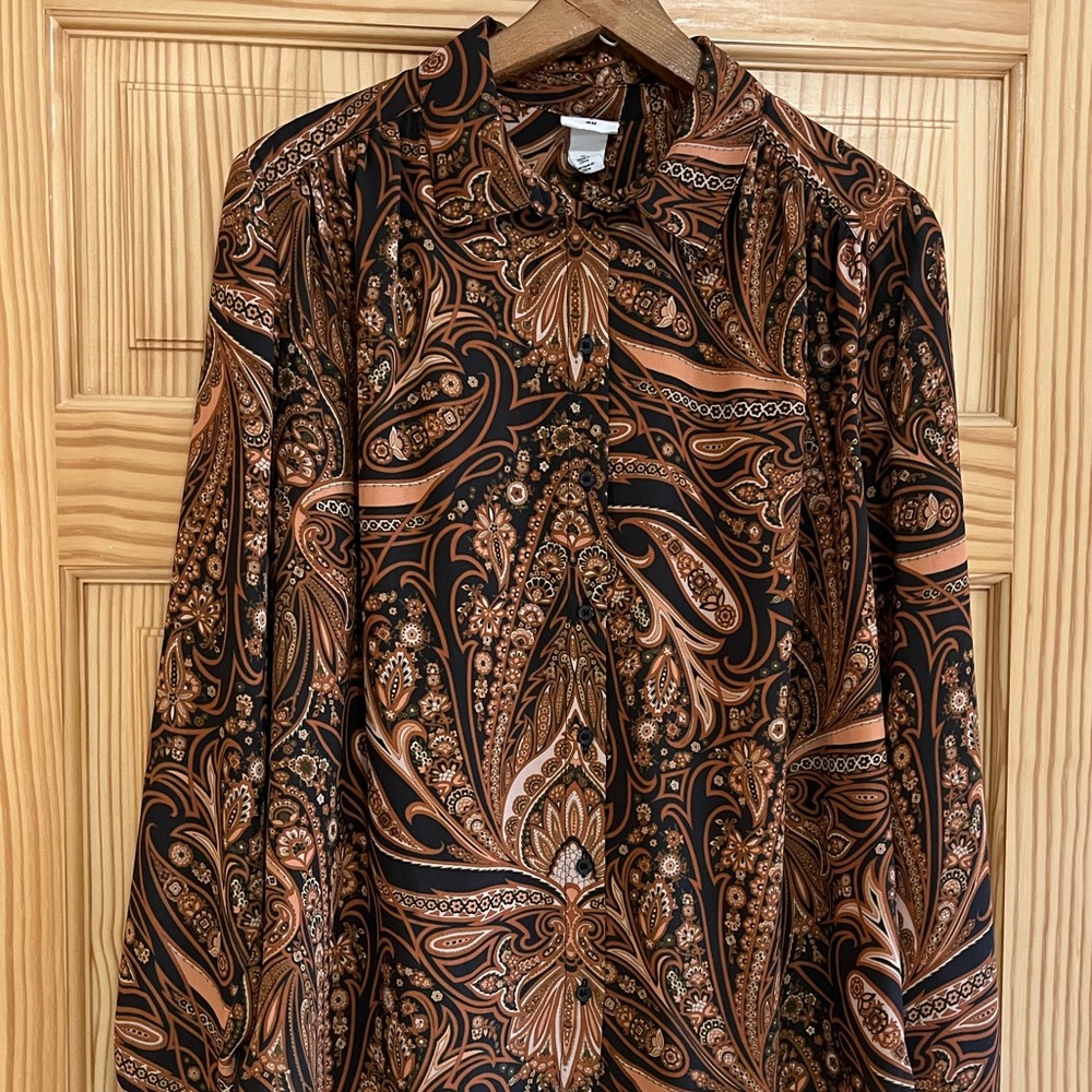 H&M Paisley Blouse